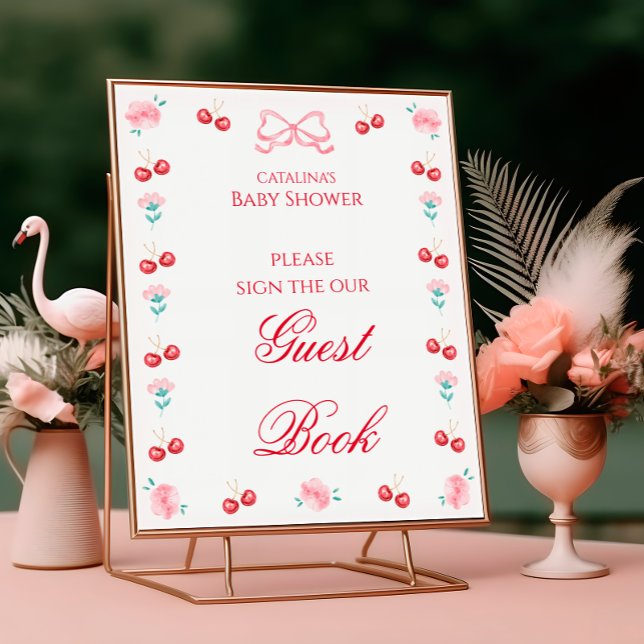 Cherry Blossom Baby Shower Guest Book (Creator Uploaded)