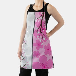 Cherry Blossom Banners Apron