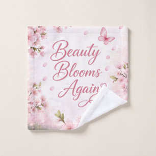 Cherry Blossom : Beauty Blooms Again Wash Cloth