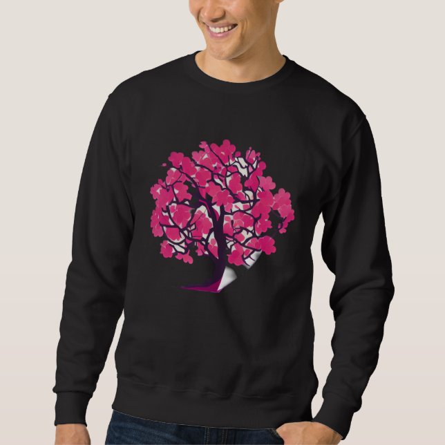 Cherry Blossom Beauty Tree of Life Sweatshirt (Front)