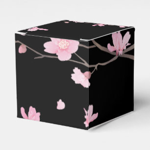 Cherry Blossom - Black Favour Box