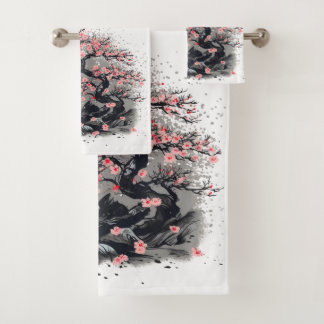 Cherry Blossom Bliss -  Bath Towel Set
