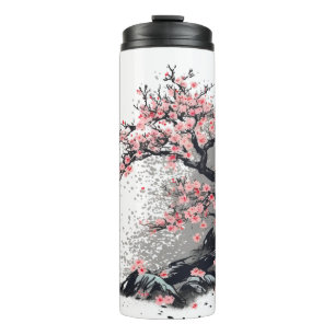 Cherry Blossom Bliss - Thermal Tumbler
