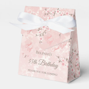 Cherry Blossom Blush Pink Birthday  Favour Box