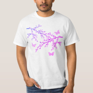 Cherry Blossom - Branch Butterfly 7a T-Shirt
