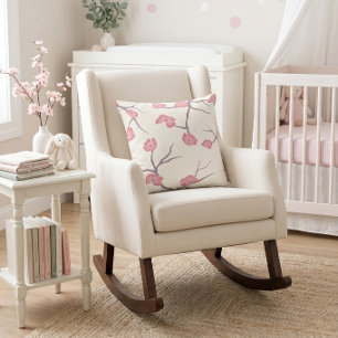 Cherry Blossom Branches Cushion