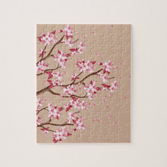 Cherry Blossom Branches Jigsaw Puzzle (Vertical)