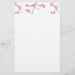 Cherry Blossom Branches Stationery