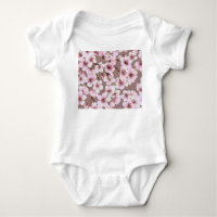 Cherry Blossom Branches Watercolor Pattern