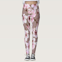 Cherry Blossom Branches Watercolor Pattern