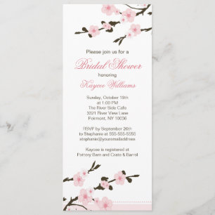 Cherry Blossom Bridal Shower Invitation