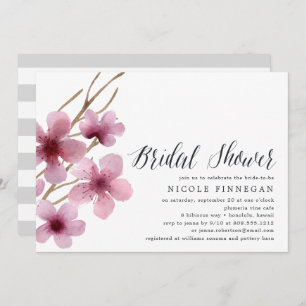 Cherry Blossom   Bridal Shower Invitation