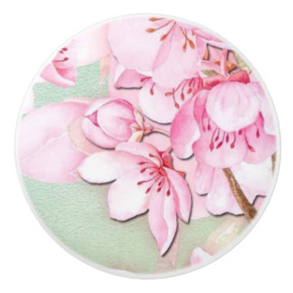 Cherry Blossom cabinet door or drawer pulls