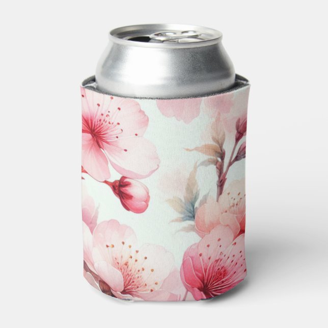 Cherry Blossom Can Cooler (Can Front)