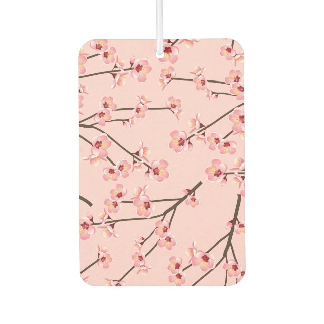 Cherry Blossom Car Air Freshener (Front)