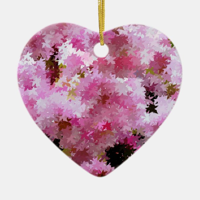 CHERRY BLOSSOM CERAMIC ORNAMENT (Front)