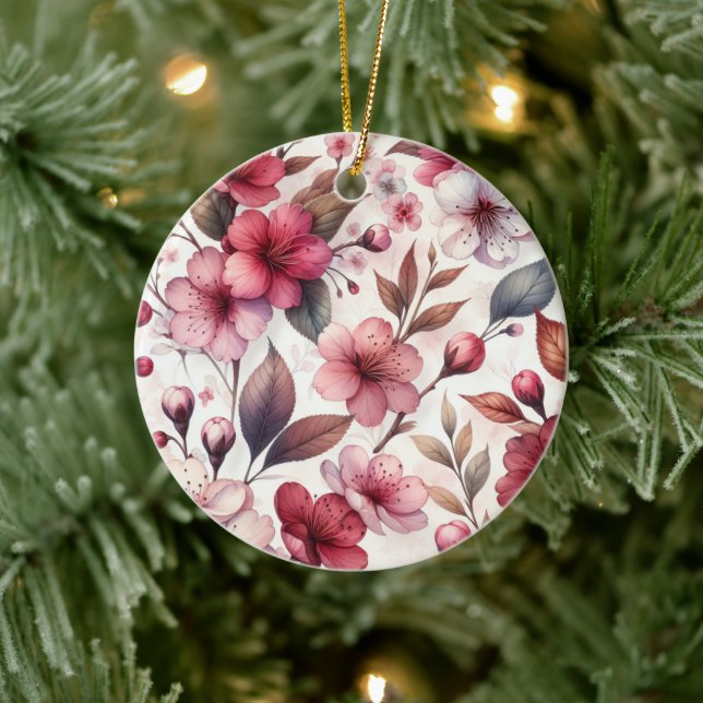 Cherry Blossom Ceramic Ornament (Tree)