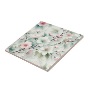 Cherry Blossom Ceramic Tile