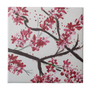 Cherry Blossom Ceramic Tile