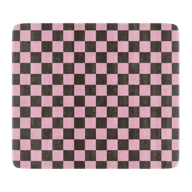 Cherry blossom checkered board pattern (Front)
