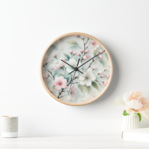 Cherry Blossom Clock