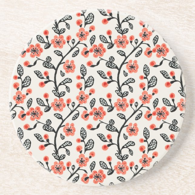 Cherry Blossom  Coaster (Front)