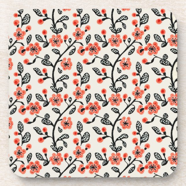 Cherry Blossom  Coaster (Front)