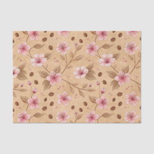 Cherry Blossom Coffee Cosy Pattern (5) Tissue Paper