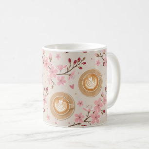 Cherry Blossom Coffee Cosy Pattern (7) Mug