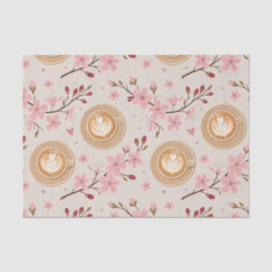 Cherry Blossom Coffee Cosy Pattern (7) Tissue Paper