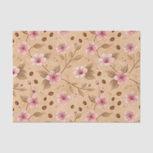 Cherry Blossom Coffee Cozy Pattern (5) Tissue Paper