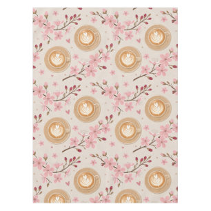 Cherry Blossom Coffee Cozy Pattern (7) Tablecloth