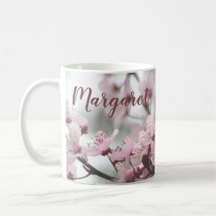 Cherry Blossom Coffee Mug Personalized