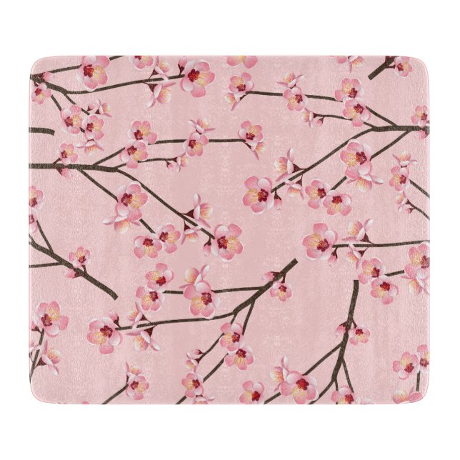 Cherry Blossom Cutting Board (Front)