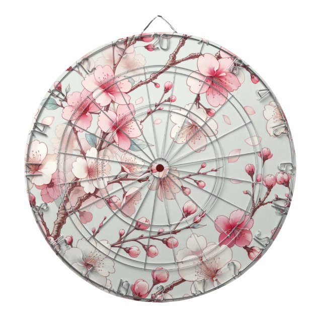 Cherry Blossom Dartboard (Front)