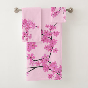 Cherry Blossom Design - Bathroom Set