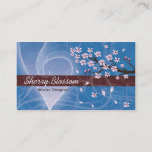 Cherry Blossom design Business Card