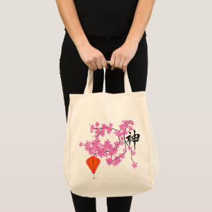 Cherry Blossom Design Tote Bag