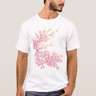 Cherry Blossom Dreams – Floral Art T-Shirt