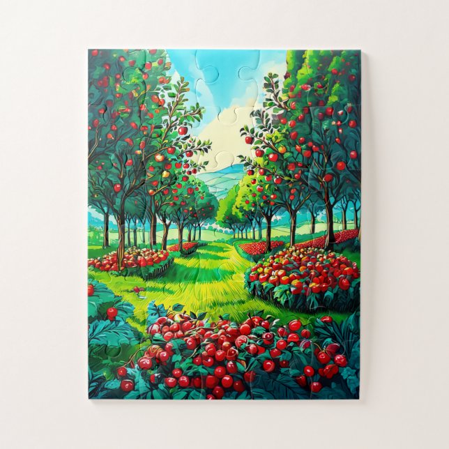 Cherry Blossom Dreams Jigsaw Puzzle (Vertical)