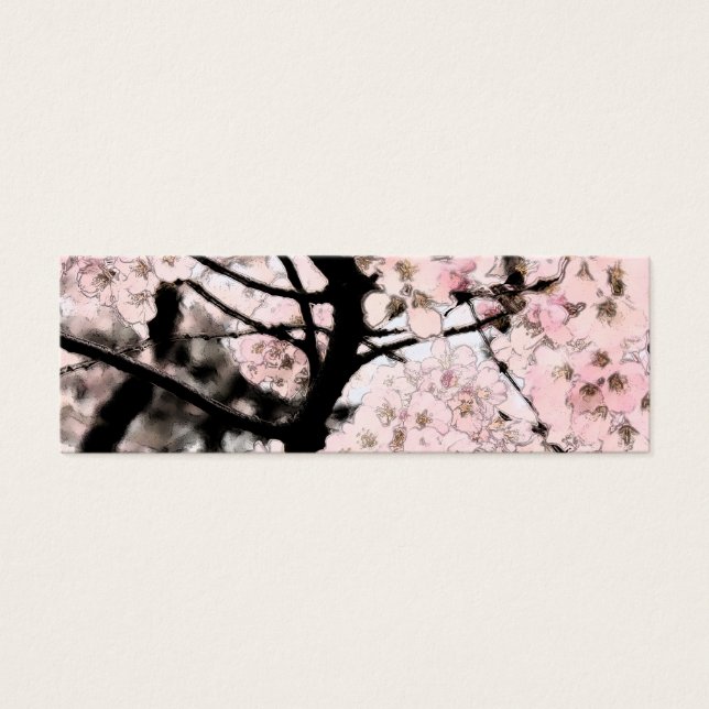 Cherry Blossom Edited Bookmark (Front)