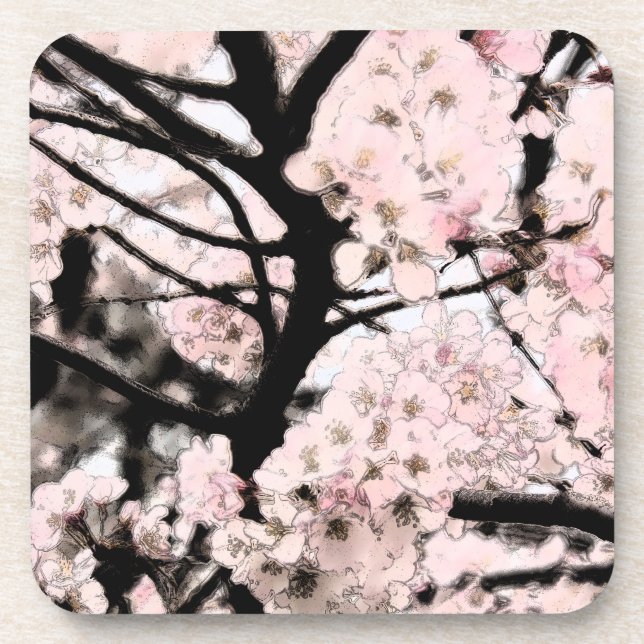 Cherry Blossom Edited Coaster (Front)