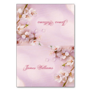 Cherry Blossom Elegant Wedding Place Cards