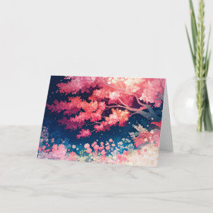 Cherry Blossom Embrace Card