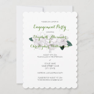 * Cherry Blossom Engagement Invitation