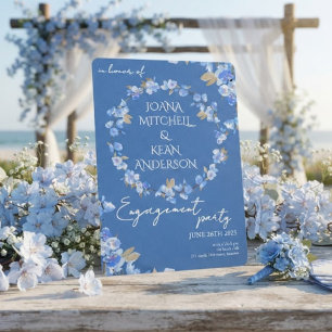 Cherry Blossom Engagement Party Invitation