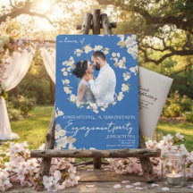 Cherry Blossom Engagement Party Invitation
