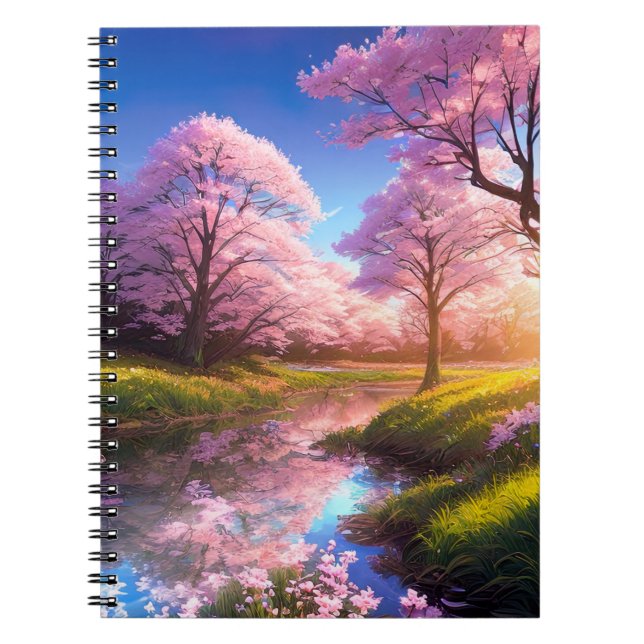 Cherry Blossom Euphoria Notebook (Front)