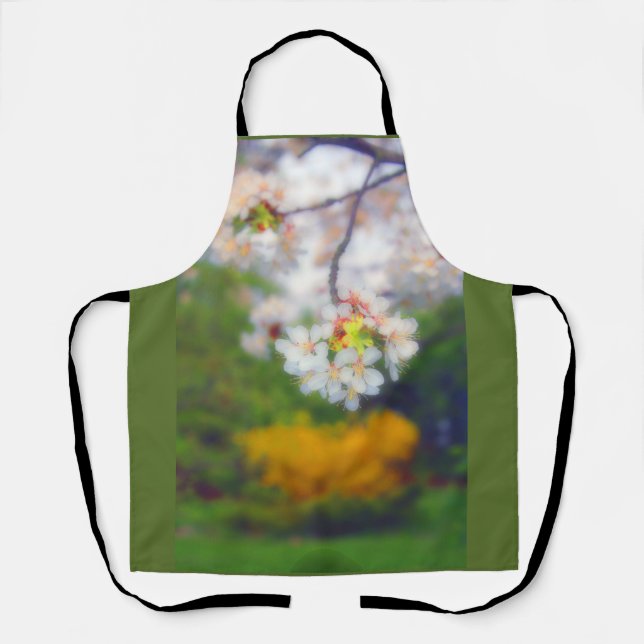 Cherry Blossom Fantasy 15" Laptop Decal Apron (Front)