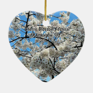 Cherry Blossom Festival Washington D.C. Souvenir Ceramic Ornament